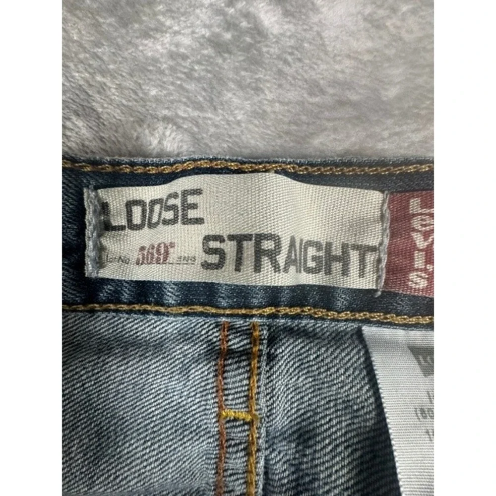 Levi's 569 Jeans Men's 38x30‎  Loose Straight Blue Denim Baggy Relaxed Fit Pants